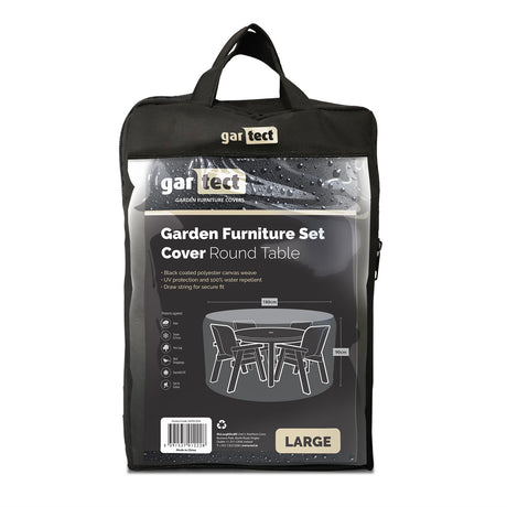 Gartect Classic Cover for Large Round Table Furniture Set - OUTDOOR FURN COVERS - Beattys of Loughrea
