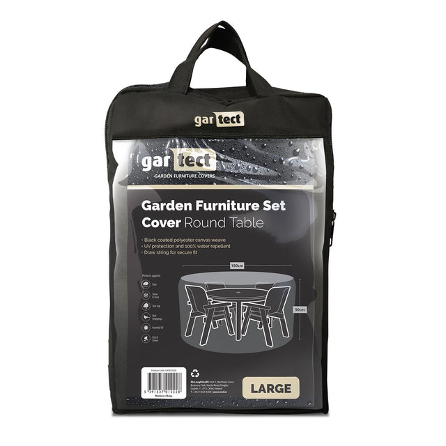 Gartect Classic Cover for Large Round Table Furniture Set - OUTDOOR FURN COVERS - Beattys of Loughrea