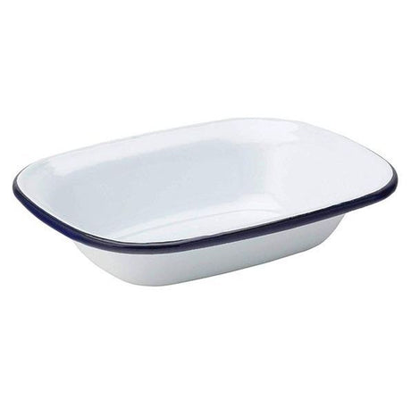 Falcon Enamel Oblong Pie Dish - 18cm - ENAMELWARE/JARS/TRAYS - Beattys of Loughrea