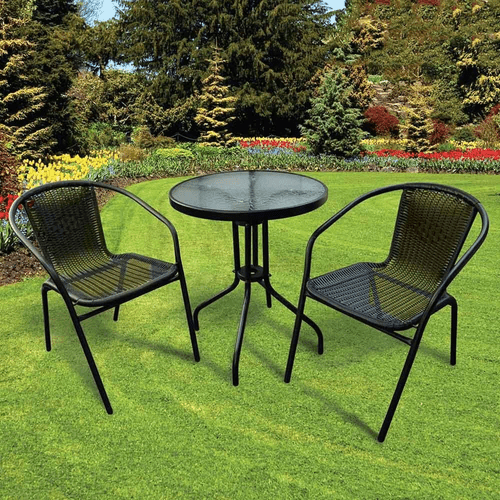 Bali 3pc Bistro Dining Set - BISTRO SET 2 PERSON - Beattys of Loughrea