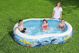 2.62M 3+ Family Sea Life Family Pool Bestway - SWINGS/SLIDE OUTDOOR GAMES - Beattys of Loughrea
