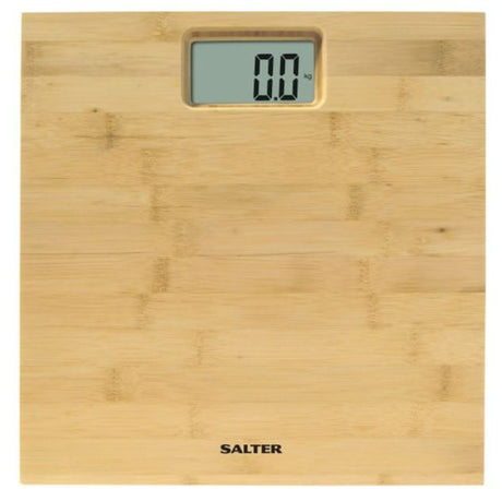 Salter 9086 Bamboo Electronic Bathroom Scales - BATHROOM SCALES - Beattys of Loughrea
