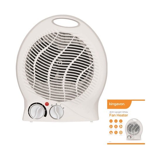 Kingavon 2Kw Upright Fan Heater FH200 - FAN HEATERS - Beattys of Loughrea