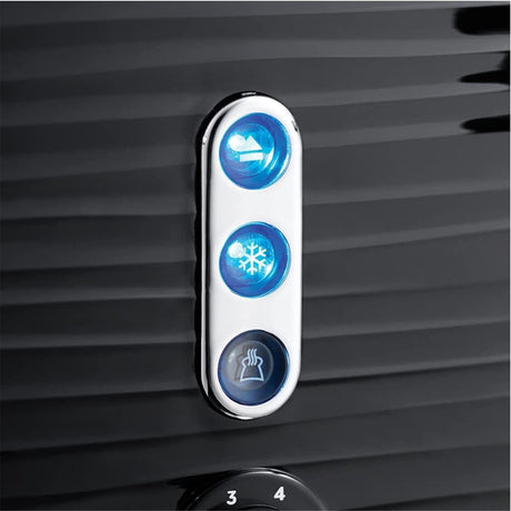 Russell Hobbs Inspire 4 Slice Toaster - Black | 24381 - TOASTERS - Beattys of Loughrea