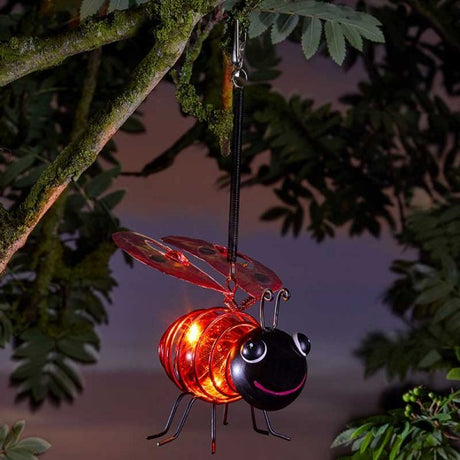 Solar Bug Light Ladybird - SOLAR / GARDEN ORNAMENTS - Beattys of Loughrea