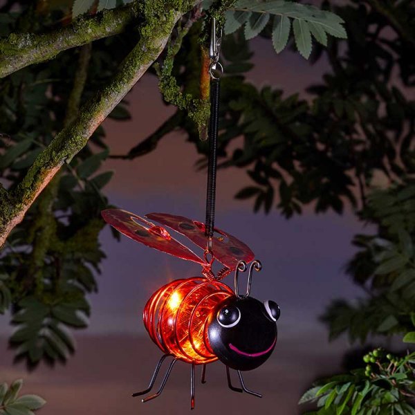 Solar Bug Light Ladybird - SOLAR / GARDEN ORNAMENTS - Beattys of Loughrea