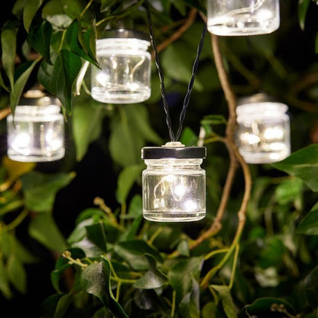 Firefly Jar Solar String Lights – Set of 10 - SOLAR / GARDEN ORNAMENTS - Beattys of Loughrea