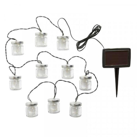 Firefly Jar Solar String Lights – Set of 10 - SOLAR / GARDEN ORNAMENTS - Beattys of Loughrea