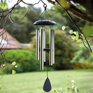 Golden Black Windchime - SOLAR / GARDEN ORNAMENTS - Beattys of Loughrea