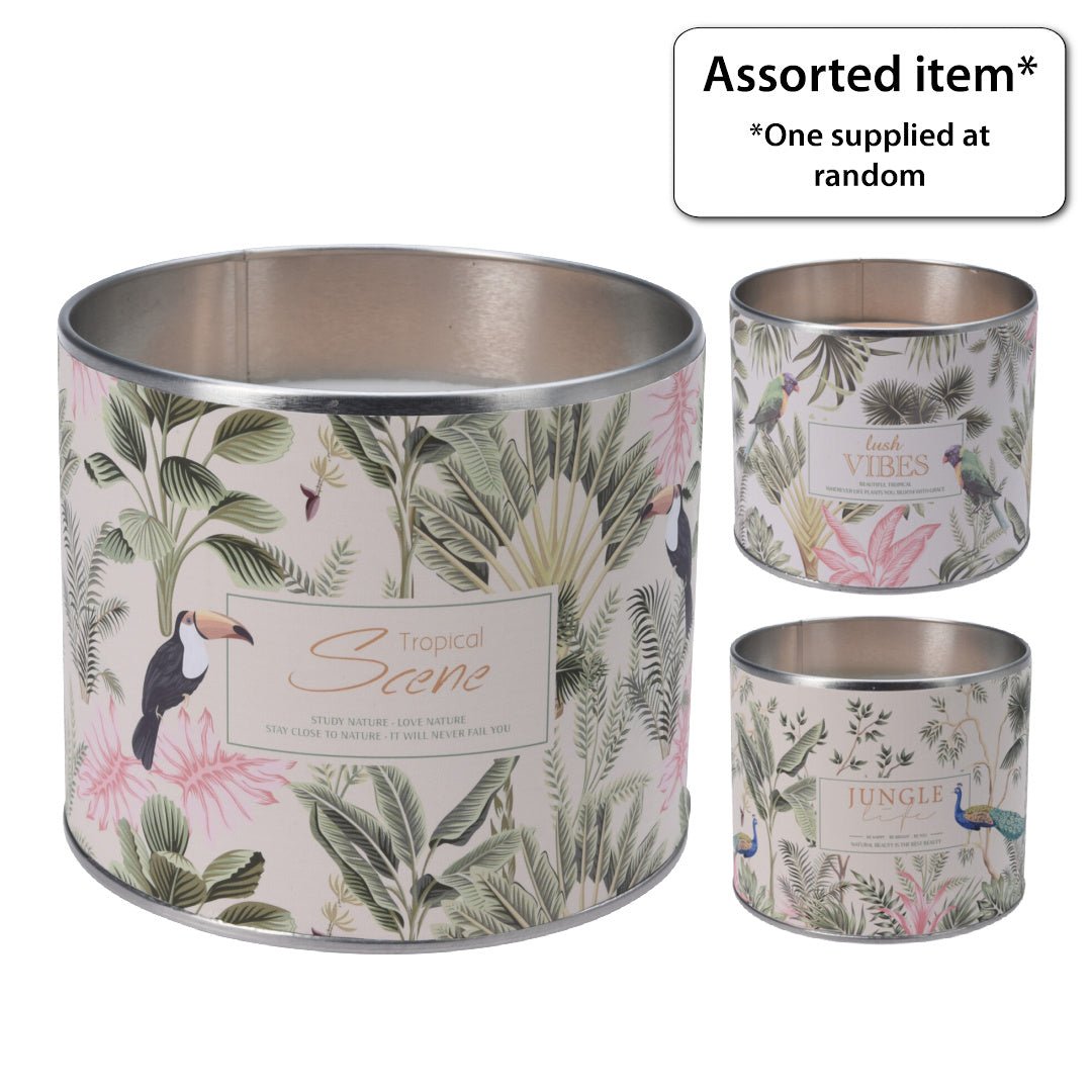 Candle in Zinc Pot - CANDLES - Beattys of Loughrea