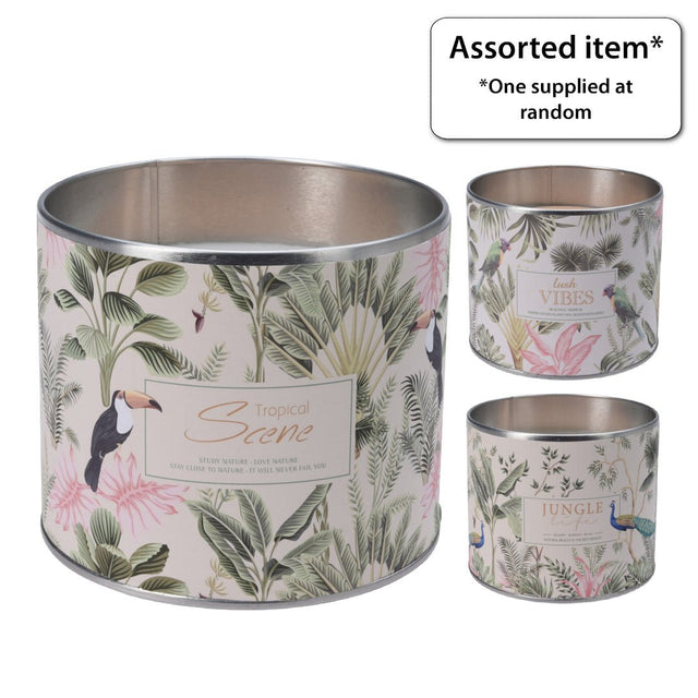 Candle in Zinc Pot - CANDLES - Beattys of Loughrea