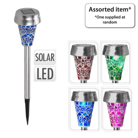 Mosaic Solar Stake Light - SOLAR / GARDEN ORNAMENTS - Beattys of Loughrea