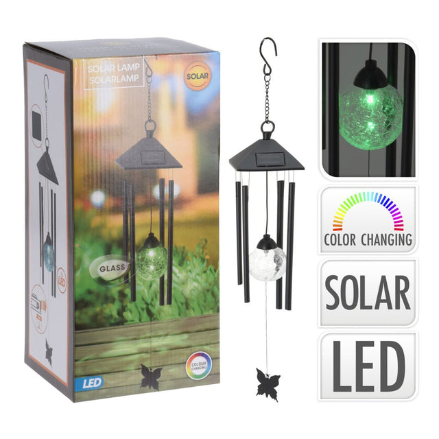 Solar Butterfly Windchime - SOLAR / GARDEN ORNAMENTS - Beattys of Loughrea