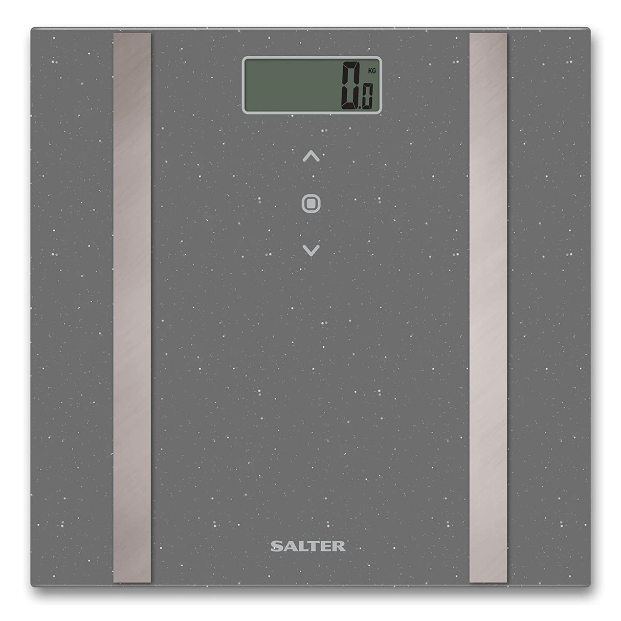 Salter Grey Glitter Analyser Bathroom Scale - BATHROOM SCALES - Beattys of Loughrea