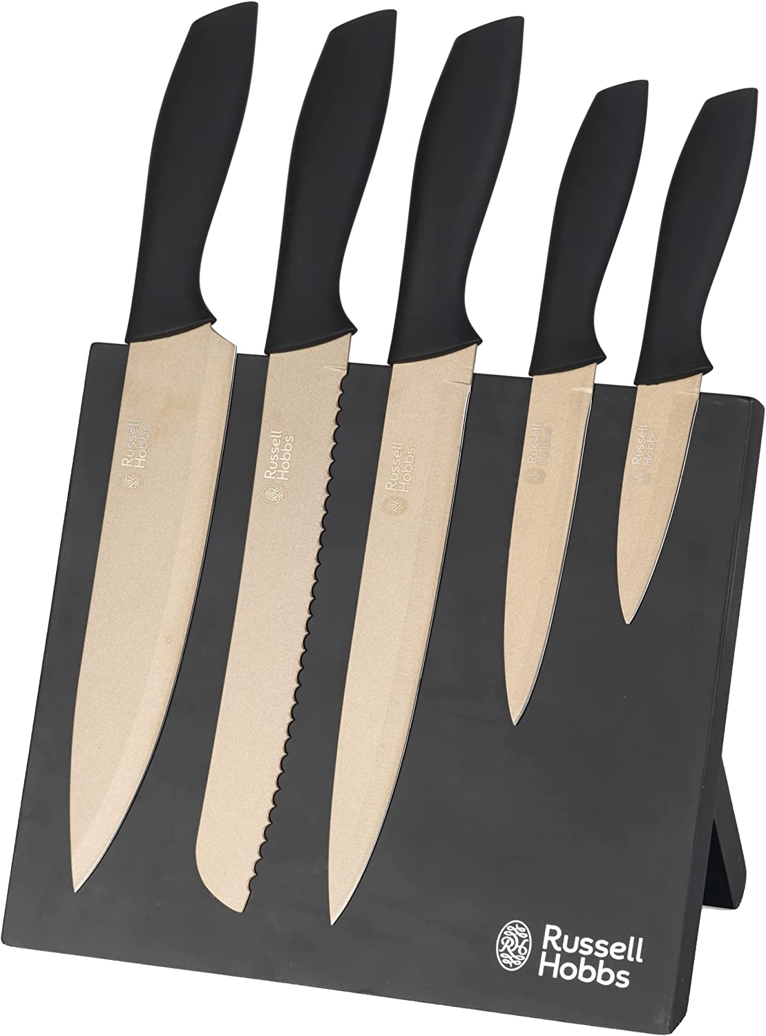 Russell Hobbs Opulence 5 Piece Knife Block - CUTLERY/KNIFE SET/BLOCK - Beattys of Loughrea