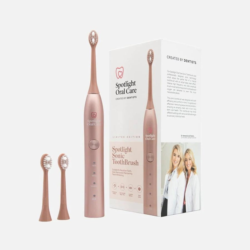 Spotlight Rose Gold Sonic Toothbrush - ORAL CARE - Beattys of Loughrea