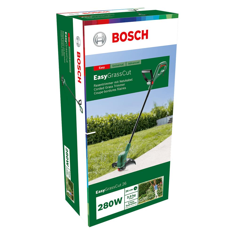 Bosch Corded Easy Grass Cut 26 Grass Strimmer | 06008C1j71 - HEDGE TRIMMERS - Beattys of Loughrea
