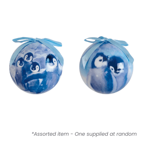 Christmas Penguin Bauble 7cm* - XMAS BAUBLES - Beattys of Loughrea