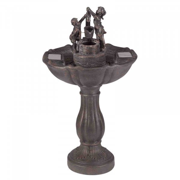 Tipping Pail Water Fountain - SOLAR / GARDEN ORNAMENTS - Beattys of Loughrea