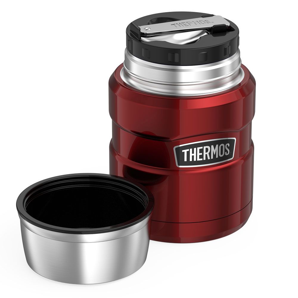 Thermos Stainless King™ 470ml Food Flask Red - FLASKS - Beattys of Loughrea