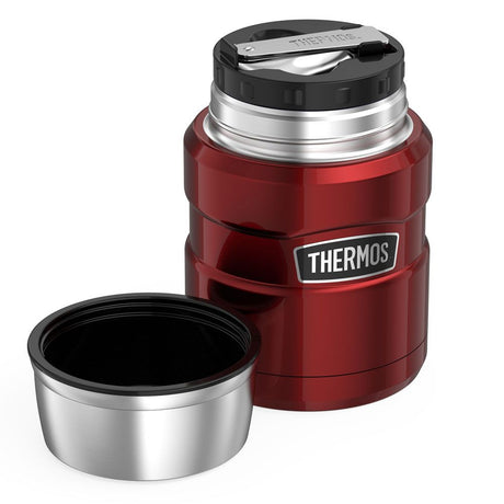 Thermos Stainless King™ 470ml Food Flask Red - FLASKS - Beattys of Loughrea