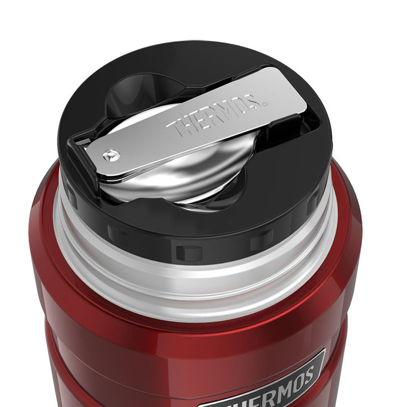 Thermos Stainless King™ 470ml Food Flask Red - FLASKS - Beattys of Loughrea