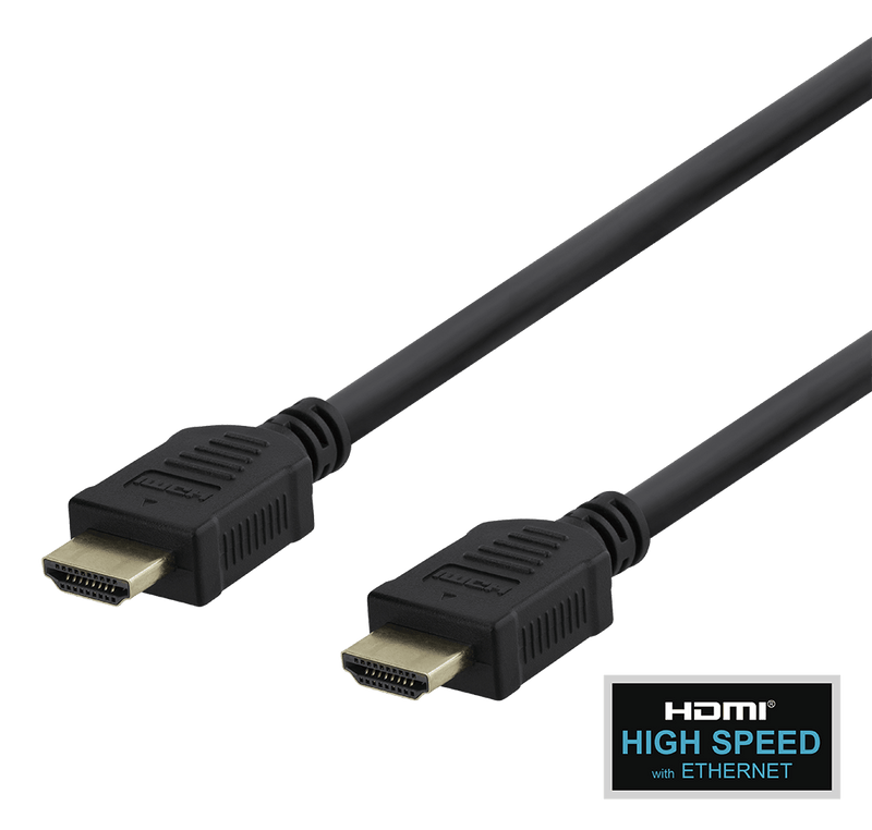 Deltaco Premium High Speed HDMI Cable with Ethernet 2m - LEADS - Beattys of Loughrea
