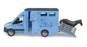 Bruder Mb Sprinter Animal Transporter With Horse 2533 - Beattys of Loughrea | www.beattys.ie