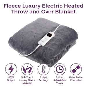 Carmen Luxury Electric Heated Throw - ELEC BLANKET OVER - Beattys of Loughrea