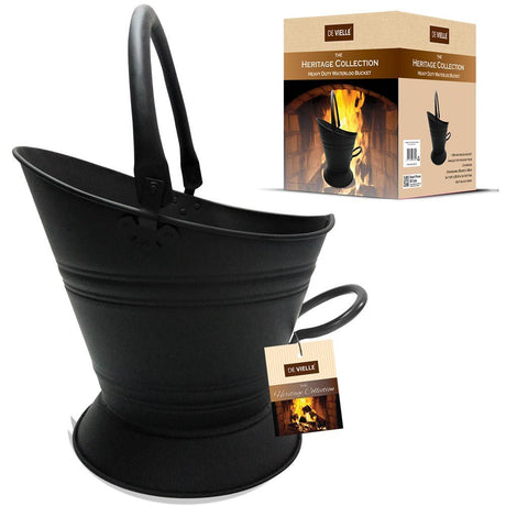 Sirocco Premium Heavy Duty Waterloo Bucket - FIREPLACE - COAL BUCKET LOG BOX BASKET STOVE FAN - Beattys of Loughrea