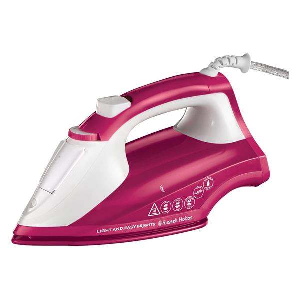 Russell Hobbs 2400W Light & Easy Brights Steam Iron | 26480 - HAIR DRYER - Beattys of Loughrea