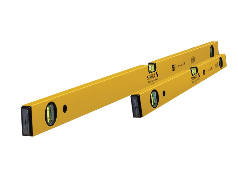 Stabila Double Plumb Spirit Level Pack 60cm & 120cm - HAND LEVELS - Beattys of Loughrea