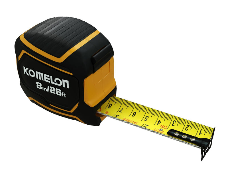 Komelon Extreme Stand-out Pocket Tape 8m/26ft (Width 32mm) - TAPE MEASURES - Beattys of Loughrea