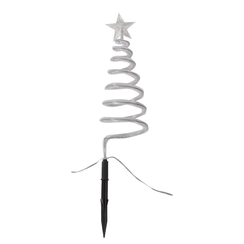 Tree Spiral Stakes - Cool White - XMAS LIGHTED OUTDOOR DECOS - Beattys of Loughrea