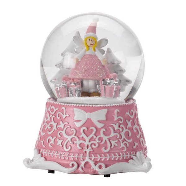 10cm Musical Fairy SnowSphere - XMAS ROOM DECORATION LARGE AND LIGHT UP - Beattys of Loughrea