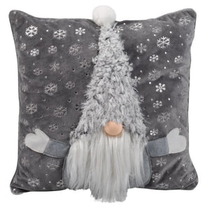 Super Furry Gonk Cushion - Grey - CUSHIONS/COVERS - Beattys of Loughrea