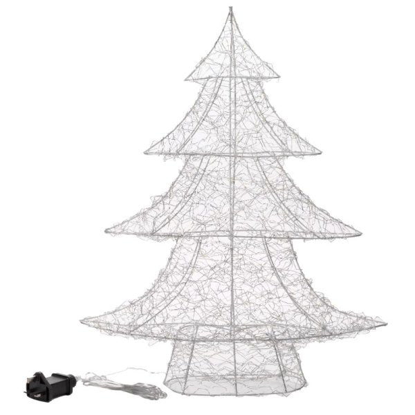 250 LED Xmas Tree 60cm Mains Operated - XMAS ROOM DECORATION LARGE AND LIGHT UP - Beattys of Loughrea