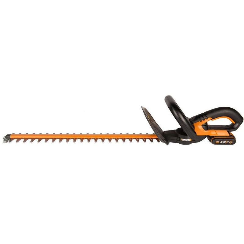Worx Power Share Cordless Hedge Cutter Trimmer - 61Cm - 1 X 20V Battery Included - HEDGE TRIMMERS - Beattys of Loughrea