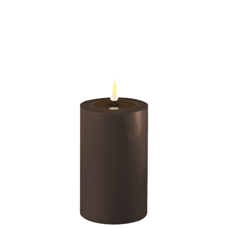 Deluxe HomeArt Mocca LED Candle 7.5 x 12.5 cm - BATTERY LED CANDLES - Beattys of Loughrea