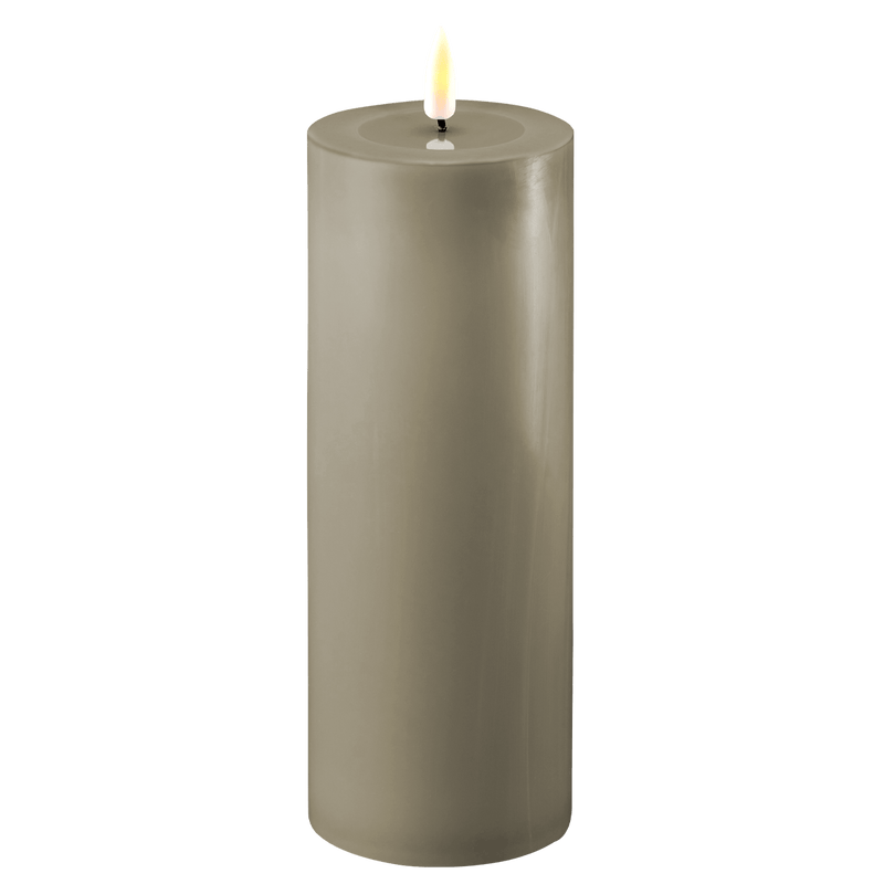 Deluxe HomeArt Sand LED Candle 7.5 x 20 cm - BATTERY LED CANDLES - Beattys of Loughrea