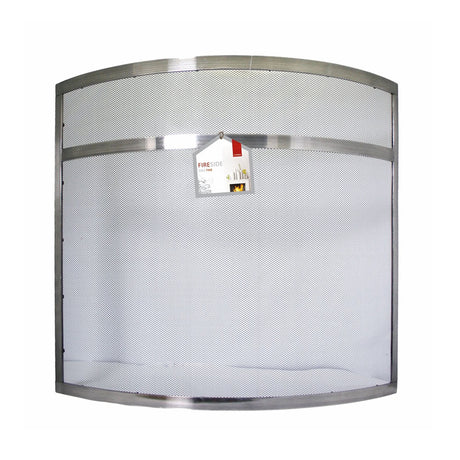 De Vielle Bow Firescreen Pewter Finish - FIREPLACE - FIRE SCREENS - Beattys of Loughrea