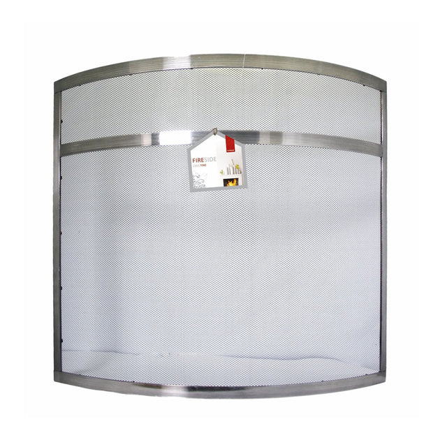 De Vielle Bow Firescreen Pewter Finish - FIREPLACE - FIRE SCREENS - Beattys of Loughrea