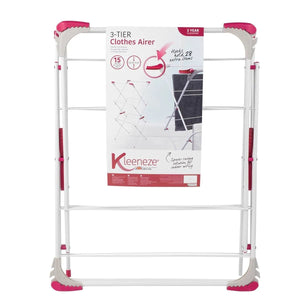 Kleeneze 3 Tier Clothes Airer - CLEANING CLOTHES AIRER - Beattys of Loughrea