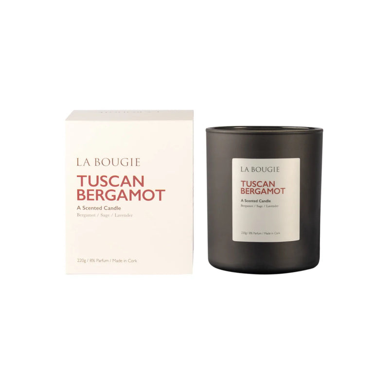 La Bougie Tuscan Bergamot Candle 220g - CANDLES - Beattys of Loughrea