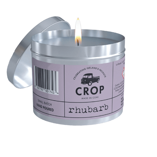 L02 CROP CANDLE RHUBARB 150G CAN-CROP-RHU - CANDLES - Beattys of Loughrea