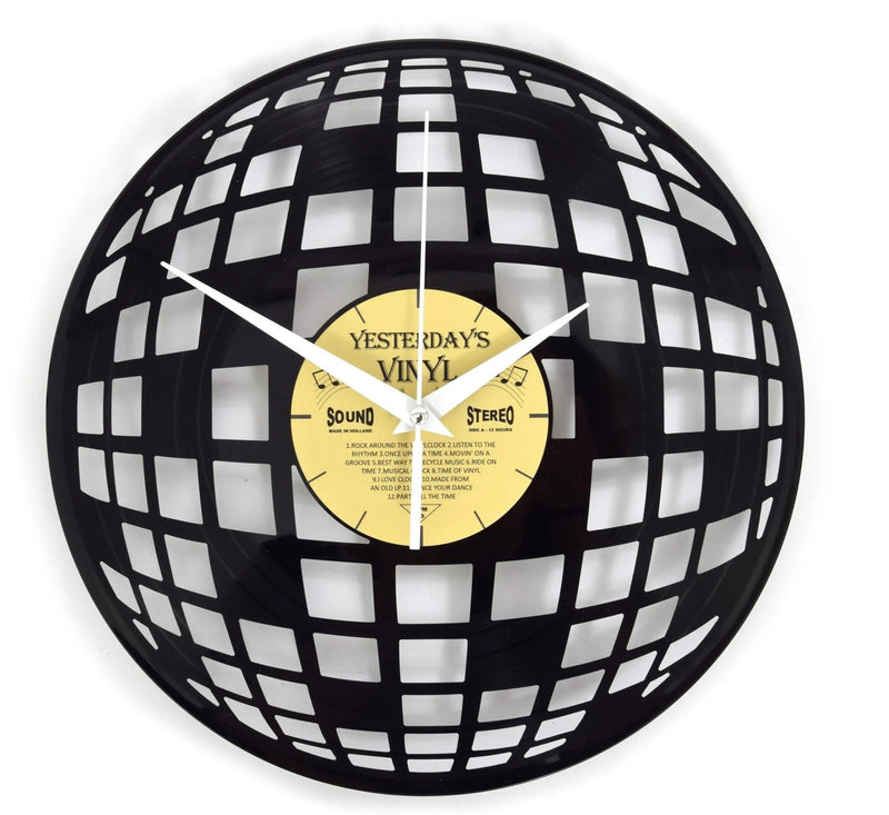 Yesterday’s Vinyl Record Clock Disco Ball - CLOCKS - Beattys of Loughrea