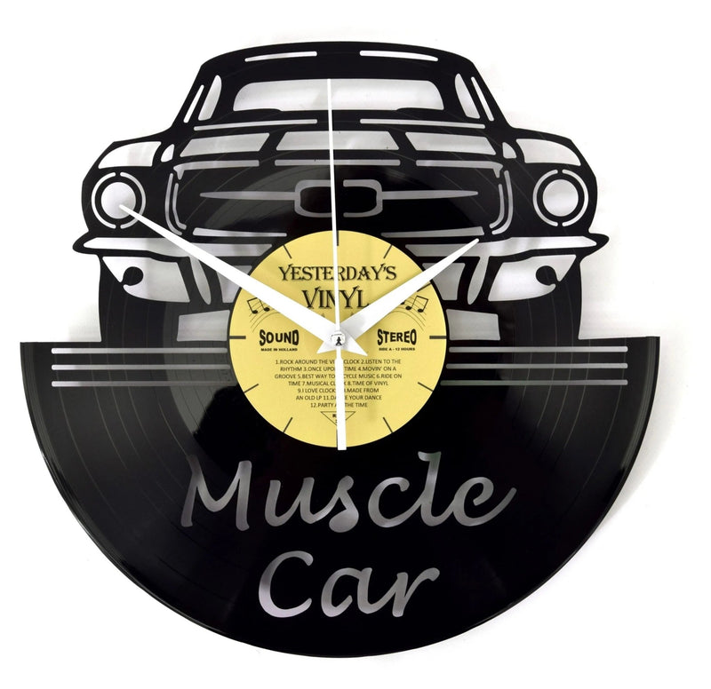 Yesterday’s Vinyl Record Clock Muscle Car - CLOCKS - Beattys of Loughrea