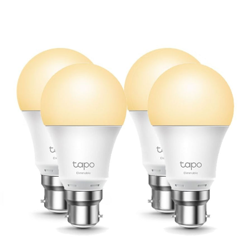 TP-Link Tapo L510B(4-Pack) Smart Wi-Fi Light Bulb, Dimmable - LIGHT BULBS - Beattys of Loughrea