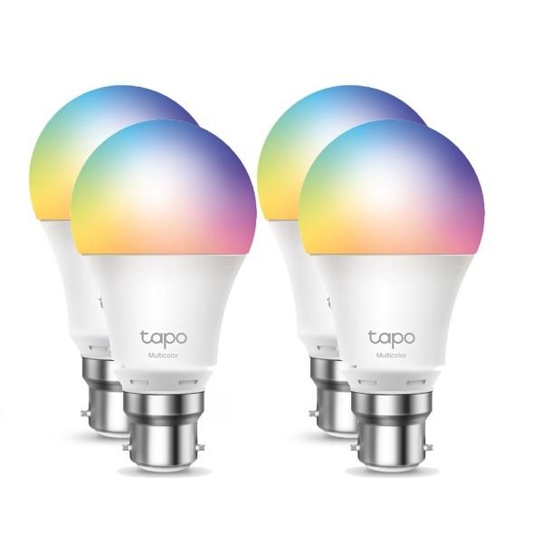 TP-LInk Tapo L530B(4-Pack) Smart Wi-Fi Light Bulb Multicolor - LIGHT BULBS - Beattys of Loughrea