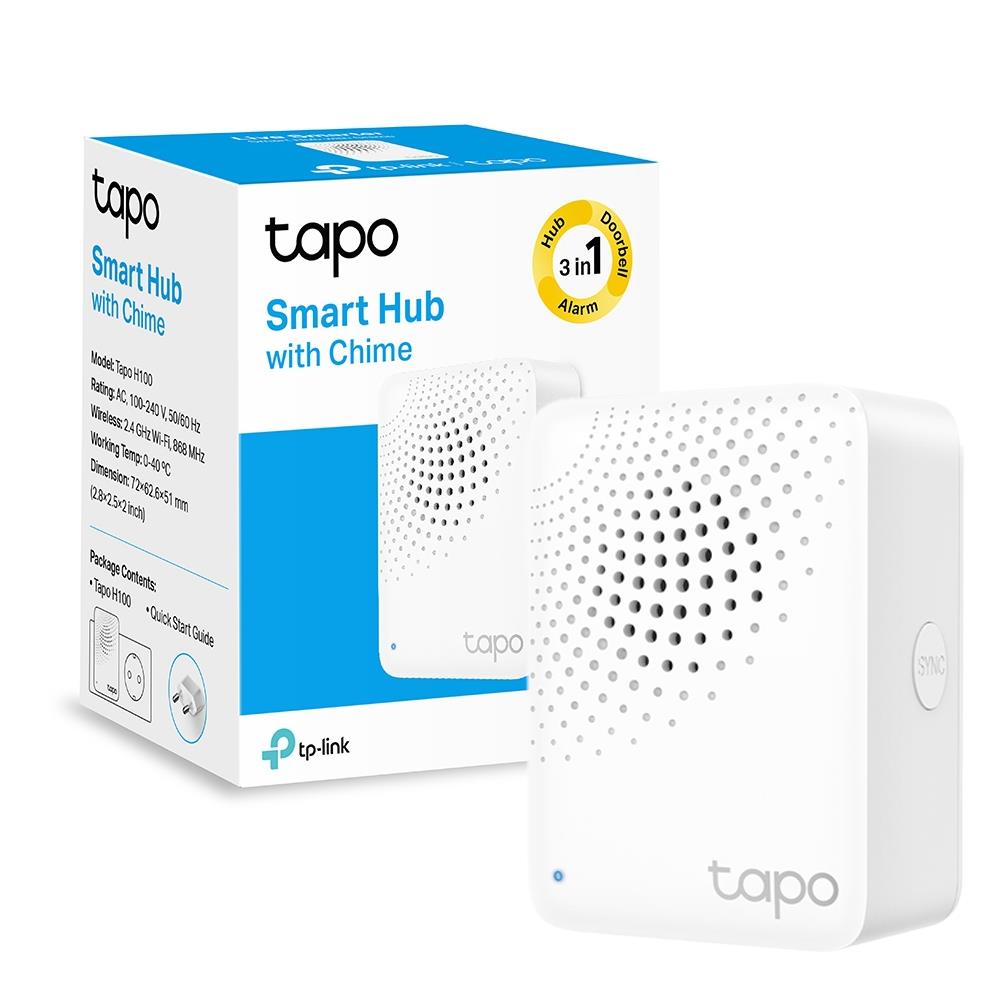 TP-Link Tapo H100 Smart Iot Hub With Chime - SECURITY CAMERA/ PRODUCTS - Beattys of Loughrea